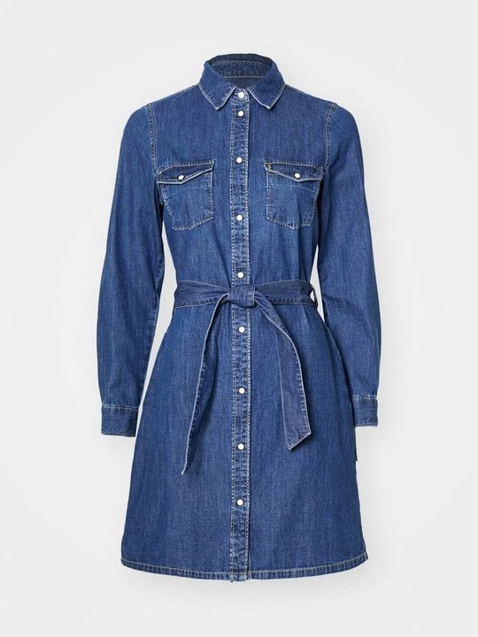 Obrázek produktu Denimové šaty Pepe Jeans tmavomodrý denim