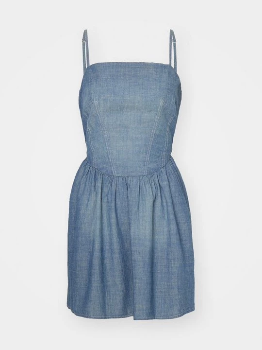 Obrázek produktu Denimové šaty RE/DONE modrý denim