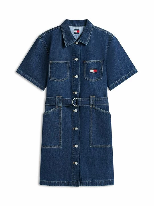 Obrázek produktu Denimové šaty Tommy Jeans tmavě modrá