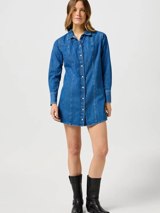 Obrázek produktu Denimové šaty Wrangler modrý denim
