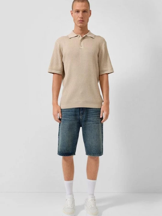 Obrázek produktu Denimové šortky / Volný střih Loose Fit / Středně vysoký pas QS modrá