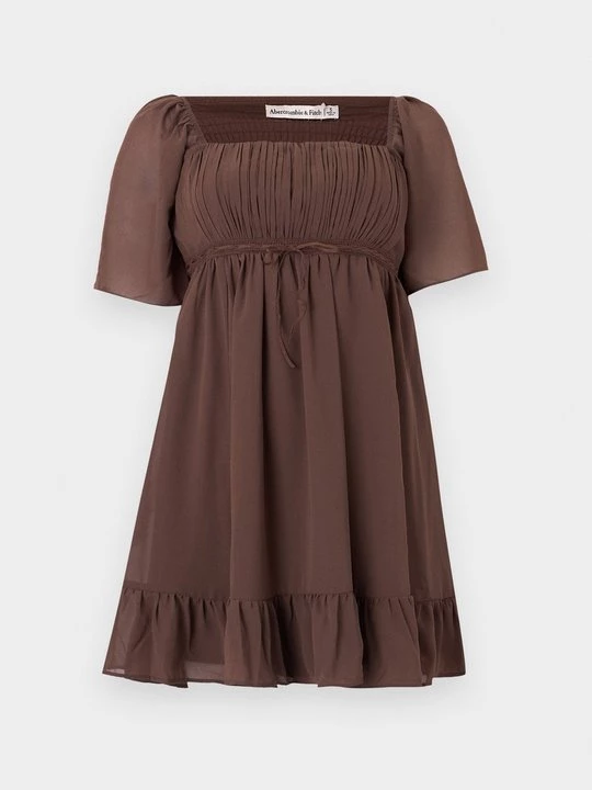 Obrázek produktu Denní šaty Abercrombie & Fitch hnědá