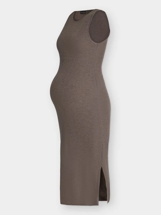 Obrázek produktu Denní šaty Anna Field MAMA By Zalando melírovaná tmavě hnědá