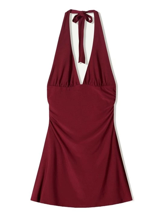 Obrázek produktu Denní šaty Bershka bordeaux