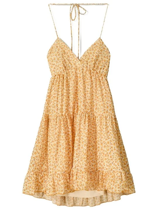 Obrázek produktu Denní šaty Bershka žlutá
