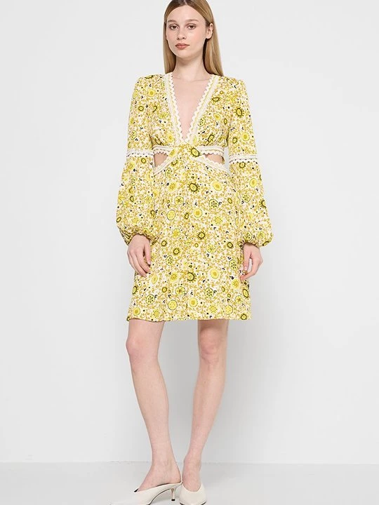 Obrázek produktu Denní šaty Diane Von Furstenberg žlutá