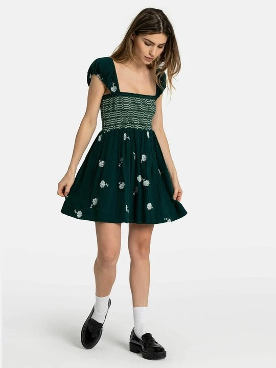 Obrázek produktu Denní šaty Free People tmavě zelená
