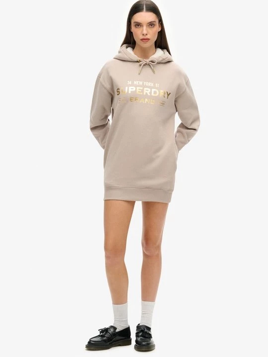Obrázek produktu Denní šaty Superdry světle hnědá