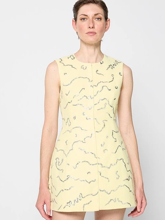 Obrázek produktu Denní šaty Tory Burch světle žlutá