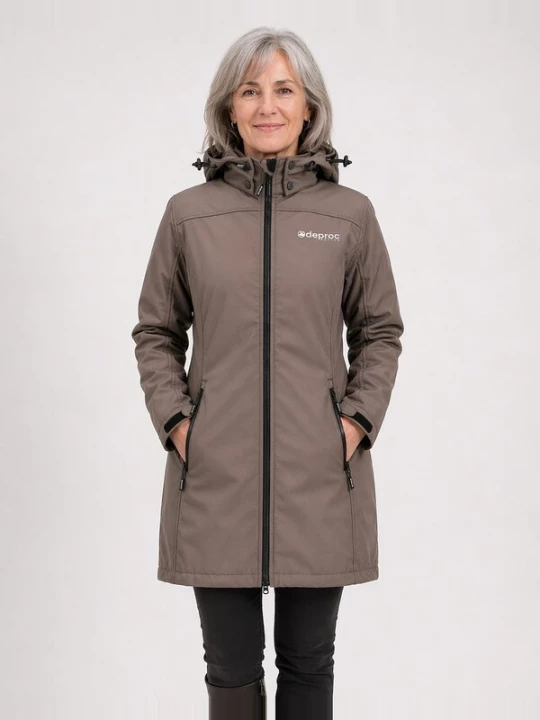 Obrázek produktu deproc Přechodová parka 'KEELE PEAK II WOMEN' cappuccino