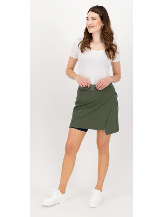 Obrázek produktu deproc Sukně 'Sportrock GRANBY V Damen 2-in-1 Rock-Shorts, Hosenrock' olivová
