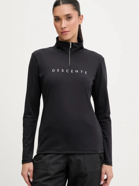 Obrázek produktu Descente Funkční triko s dlouhým rukávem Descente CHEST LOGO T-NECK černá