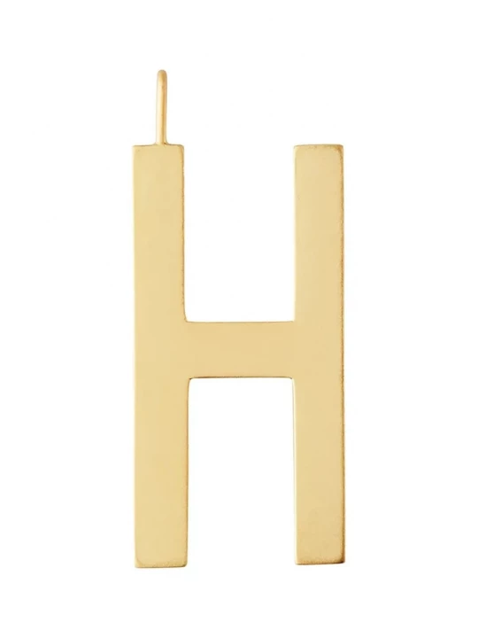 Obrázek produktu Design Letters Pozlacený stříbrný přívěsek Design Letters zlatá