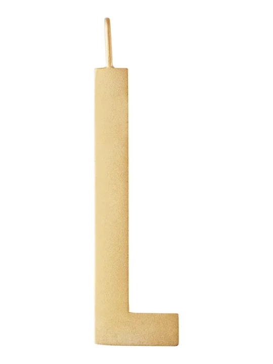 Obrázek produktu Design Letters Pozlacený stříbrný přívěsek Design Letters zlatá