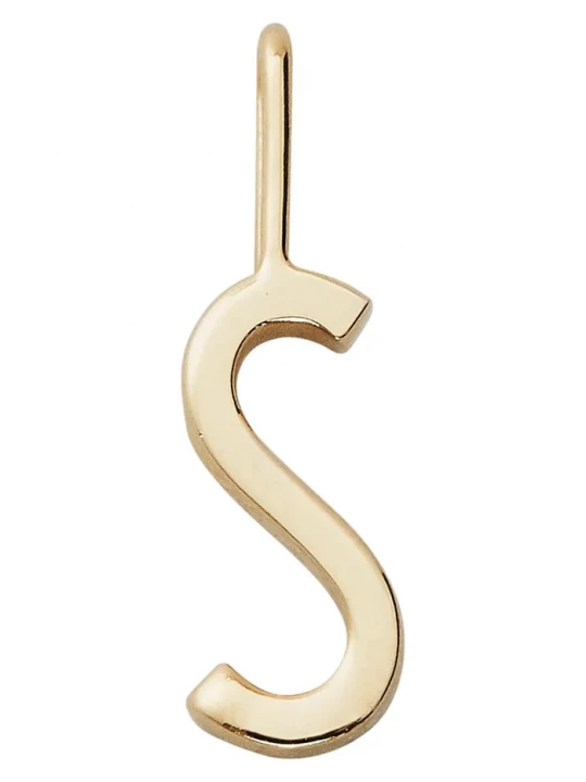 Obrázek produktu Design Letters Pozlacený stříbrný přívěsek Design Letters zlatá