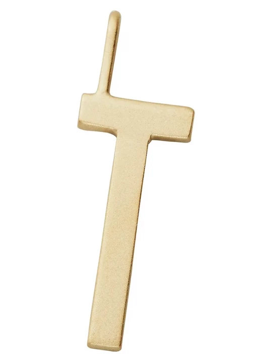 Obrázek produktu Design Letters Pozlacený stříbrný přívěsek Design Letters zlatá