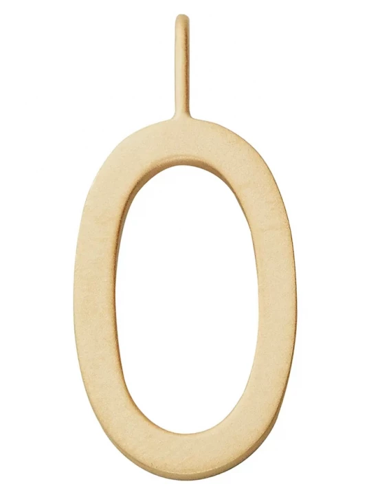 Obrázek produktu Design Letters Pozlacený stříbrný přívěsek Design Letters zlatá