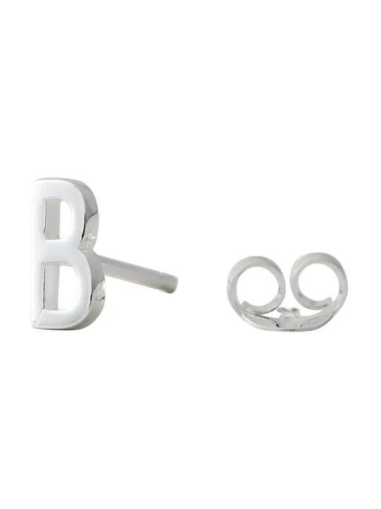 Obrázek produktu Design Letters Stříbrná náušnice Design Letters