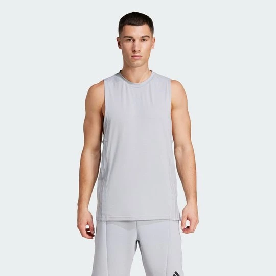 Obrázek produktu Designed-for-Training 3-Stripes Tank Top Adidas Halo Silver