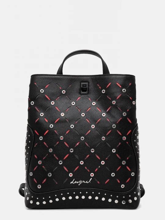 Obrázek produktu Desigual Batoh Desigual YANKEE METAL PATCH S černá