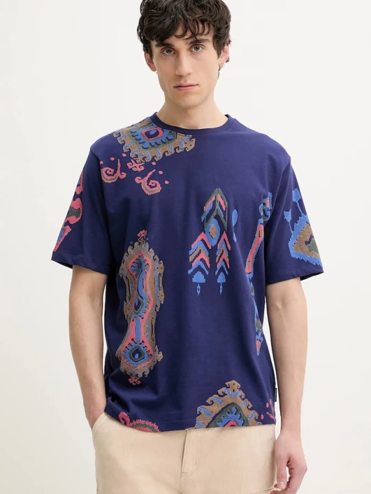 Obrázek produktu Desigual Bavlněné tričko Desigual BALI fialová