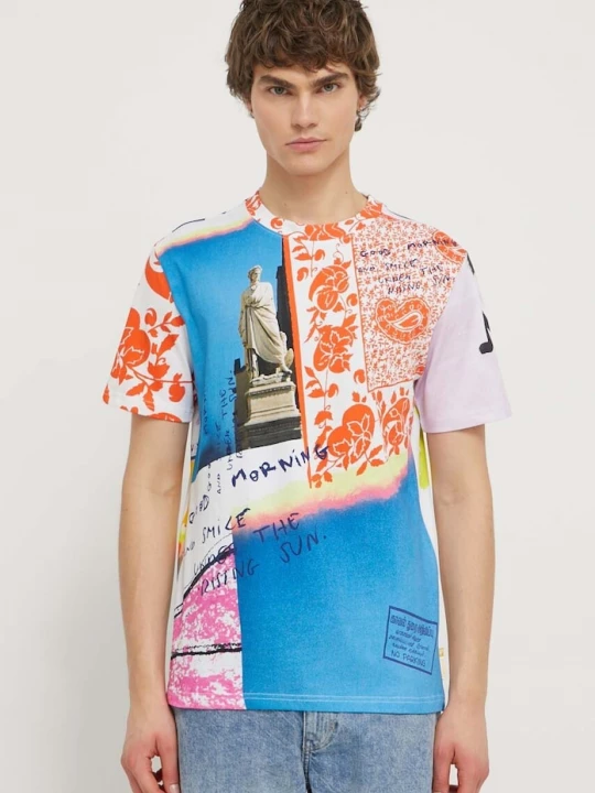 Obrázek produktu Desigual Bavlněné tričko Desigual LUCAS