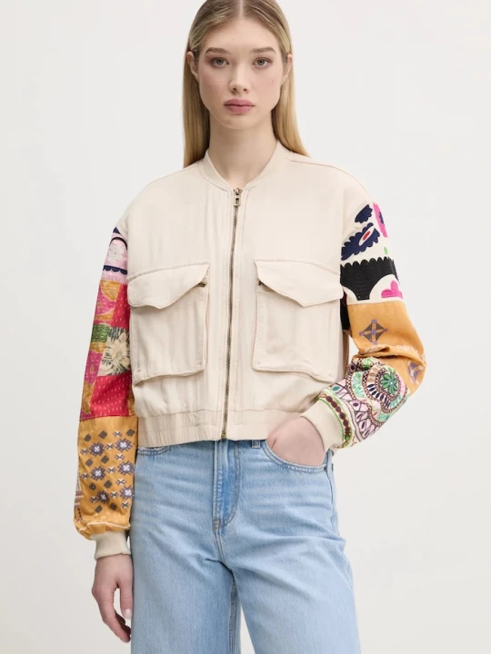 Obrázek produktu Desigual Bomber bunda Desigual AUSTIN béžová