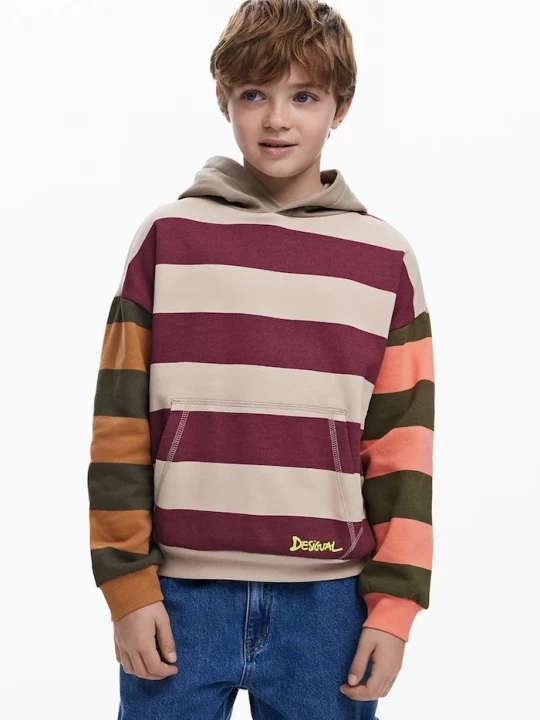 Obrázek produktu Desigual Dětská bavlněná mikina Desigual béžová
