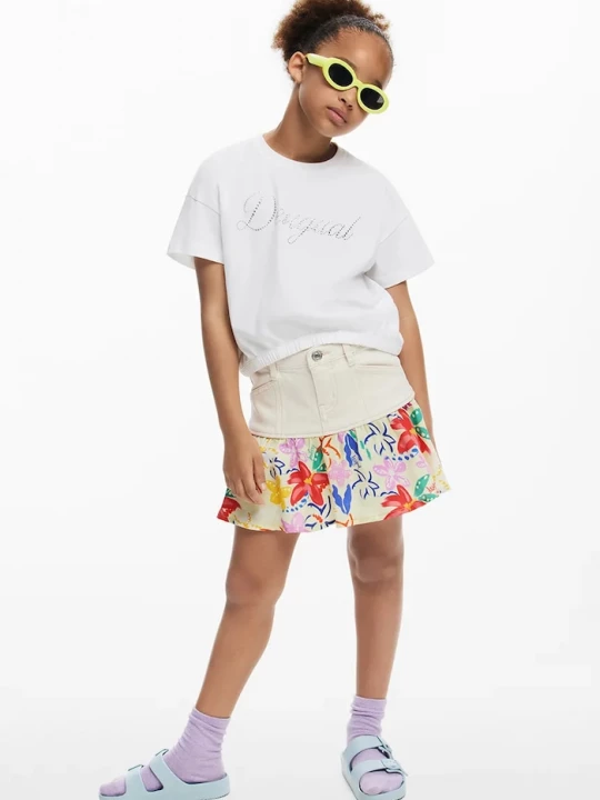 Obrázek produktu Desigual Dětská sukně Desigual béžová