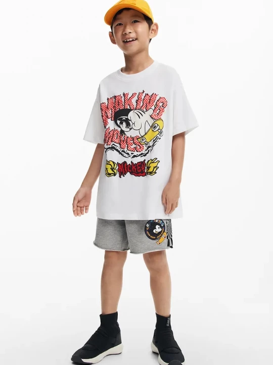 Obrázek produktu Desigual Dětské bavlněné tričko Desigual x Disney