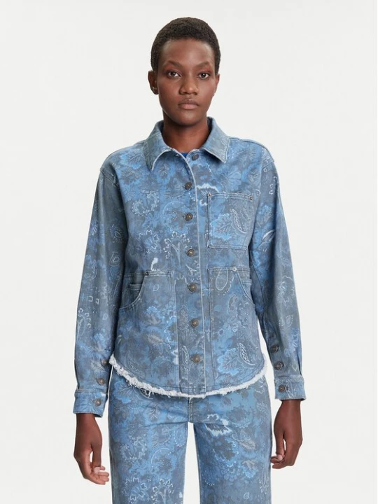 Obrázek produktu Desigual džínová košile Pasleyblue 25WWEW68 Modrá Loose Fit