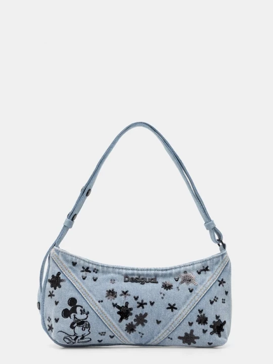 Obrázek produktu Desigual Džínová taška Desigual MICKEY SPLE modrá