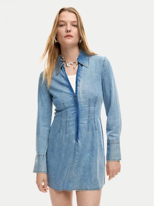 Obrázek produktu Desigual Džínové šaty Lonan 26SWVD03 Modrá Slim Fit