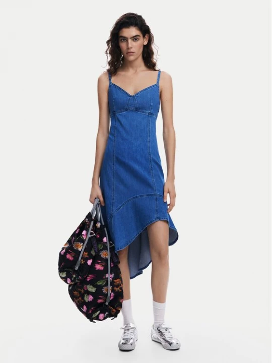 Obrázek produktu Desigual Džínové šaty Munich 25SWVD07 Modrá Regular Fit