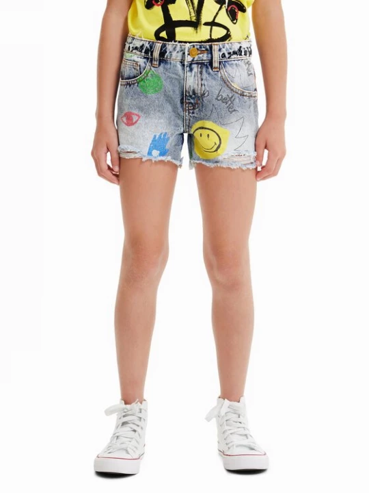 Obrázek produktu Desigual Džínové šortky 23SGDD10 Modrá Regular Fit