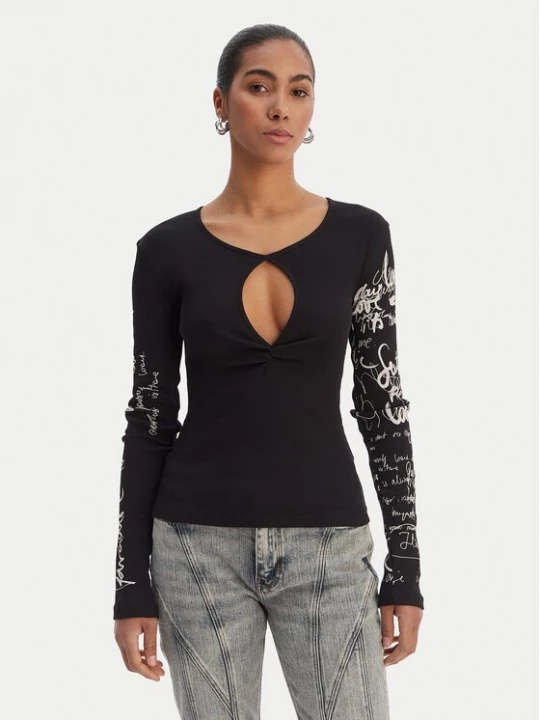 Obrázek produktu Desigual Halenka 26SWTK18 Černá Slim Fit