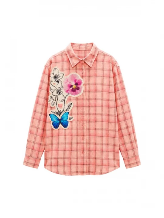 Obrázek produktu Desigual Halenka azurová / orchidej / broskvová