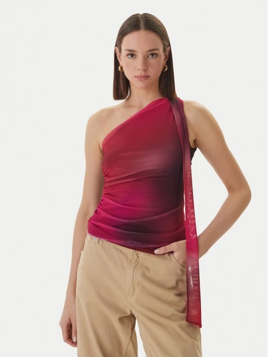 Obrázek produktu Desigual Halenka Bratislava 26SWTK31 Červená Slim Fit