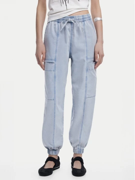 Obrázek produktu Desigual Jeansy Georgia 25SWDD42 Modrá Loose Fit