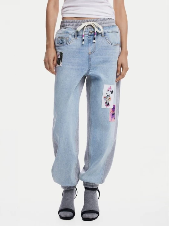 Obrázek produktu Desigual Jeansy Mnnie 25SWDD72 Modrá Loose Fit