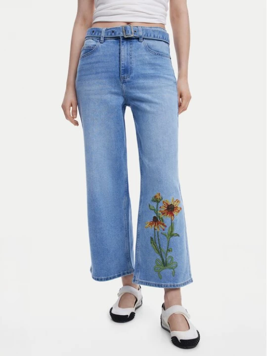Obrázek produktu Desigual Jeansy Ohio 25SWDD14 Modrá Straight Fit