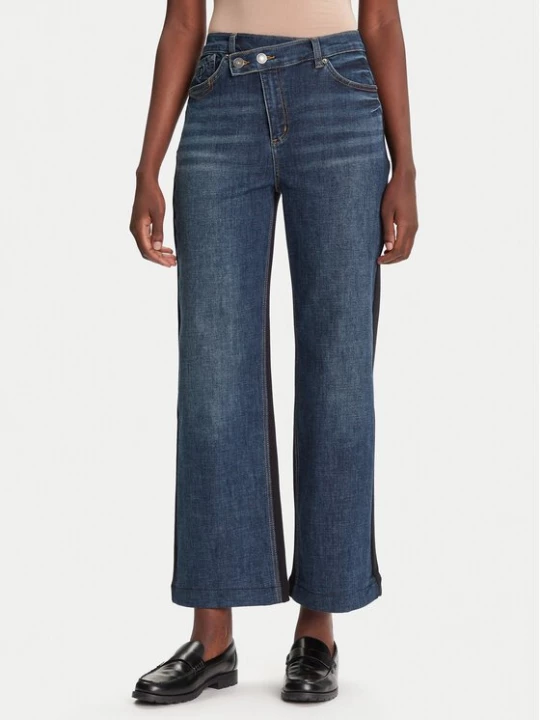 Obrázek produktu Desigual Jeansy Twist 25WWDD14 Tmavomodrá Wide Leg