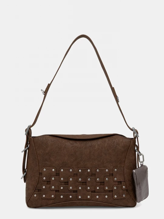 Obrázek produktu Desigual Kabelka Desigual NEW PATCH 2 CHOCO hnědá