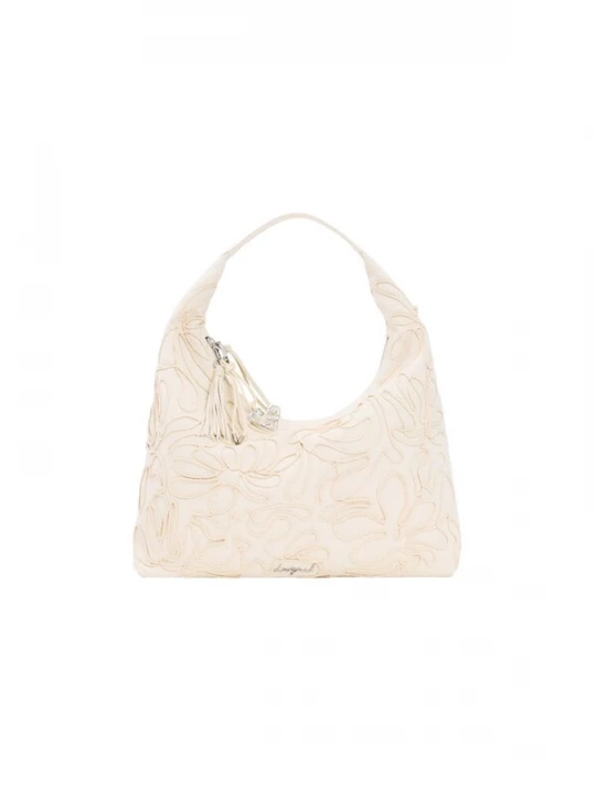 Obrázek produktu Desigual Kabelka 'Large Raffia Flower' bílá