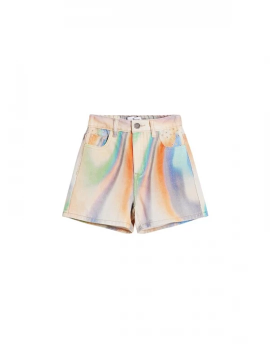 Obrázek produktu Desigual Kalhoty 'Rainbow' béžová / modrá / zelená / oranžová