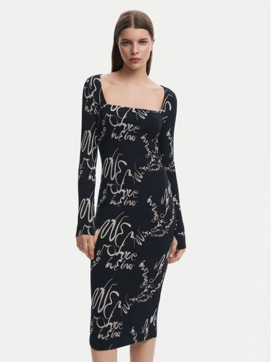 Obrázek produktu Desigual Každodenní šaty 25SWVK05 Černá Slim Fit