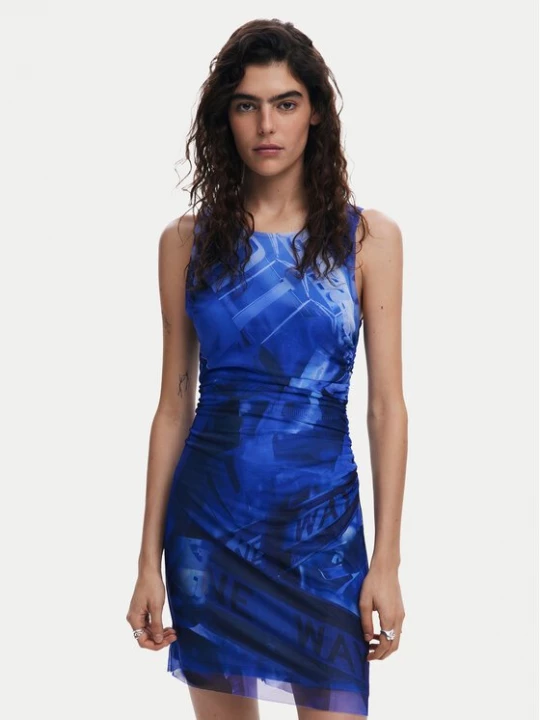 Obrázek produktu Desigual Každodenní šaty Bratislava 25SWVK47 Modrá Slim Fit