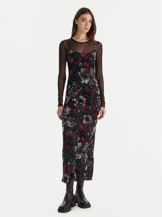 Obrázek produktu Desigual Každodenní šaty Cassidy 25WWVK11 Černá Slim Fit
