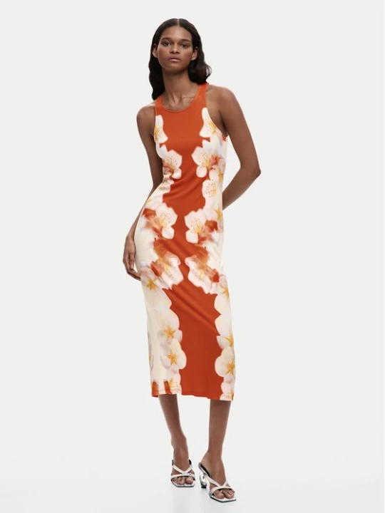 Obrázek produktu Desigual Každodenní šaty Jasmine 26SWVK37 Oranžová Slim Fit