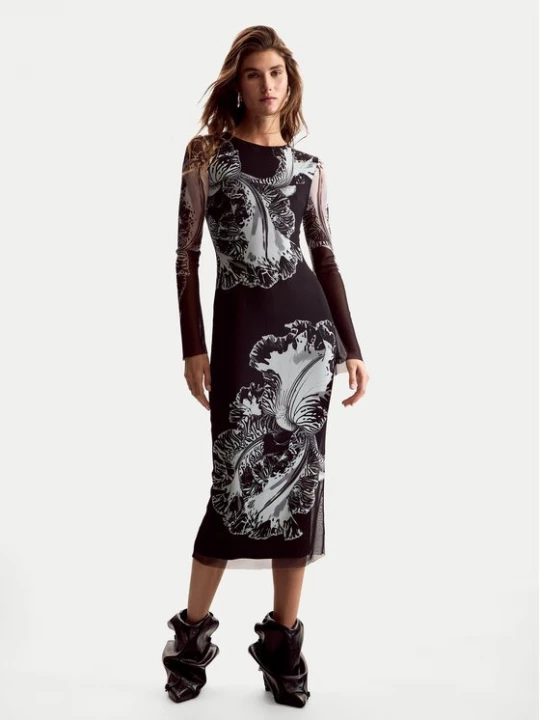 Obrázek produktu Desigual Každodenní šaty Reims Lacroix 26SWVK53 Černá Regular Fit